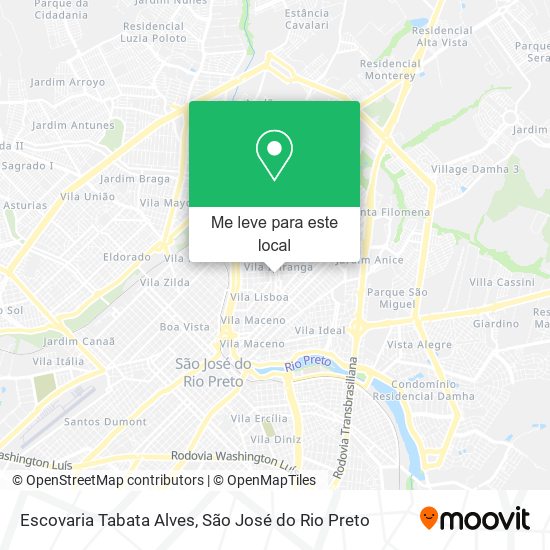Escovaria Tabata Alves mapa