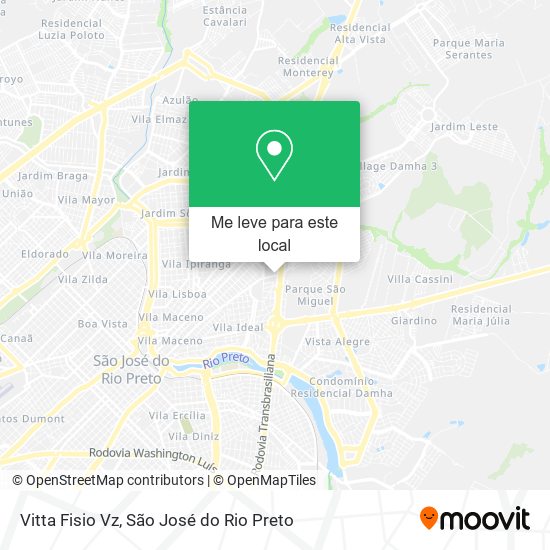 Vitta Fisio Vz mapa