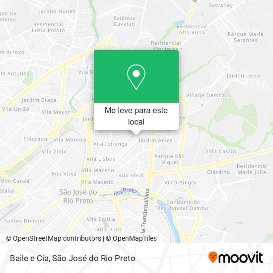 Baile e Cia mapa