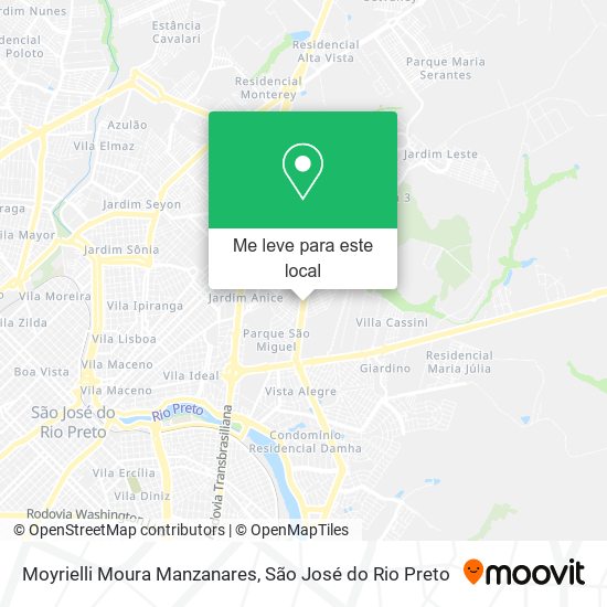 Moyrielli Moura Manzanares mapa