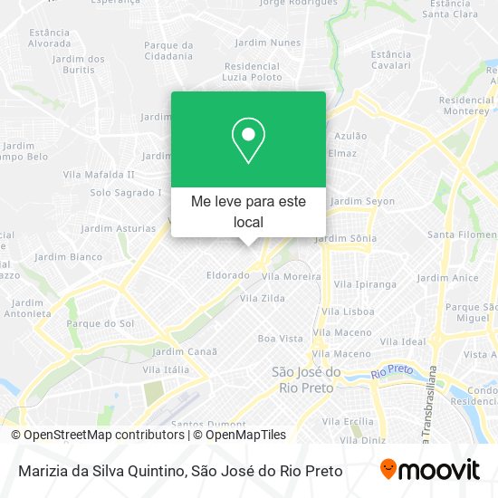 Marizia da Silva Quintino mapa