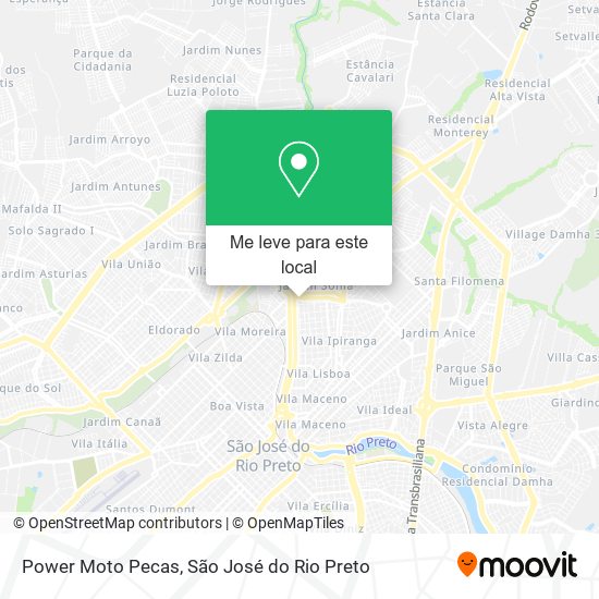 Power Moto Pecas mapa
