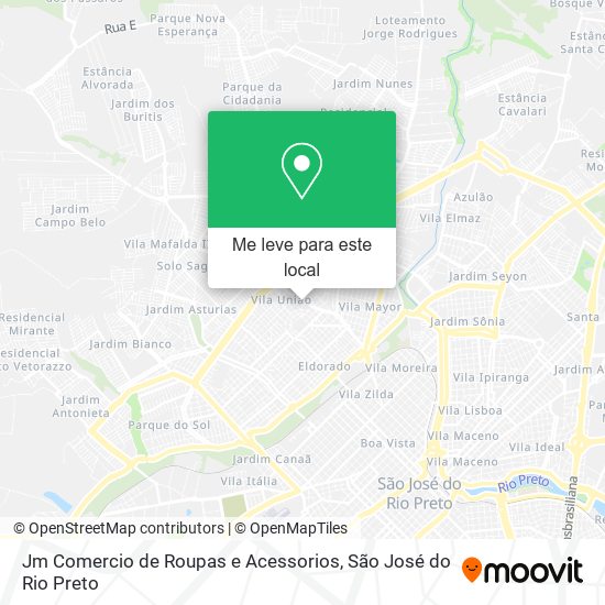 Jm Comercio de Roupas e Acessorios mapa