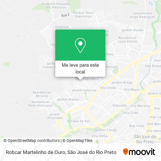 Robcar Martelinho de Ouro mapa