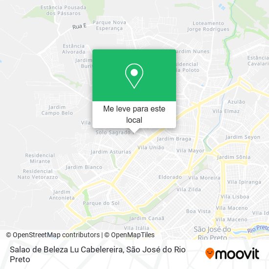 Salao de Beleza Lu Cabelereira mapa