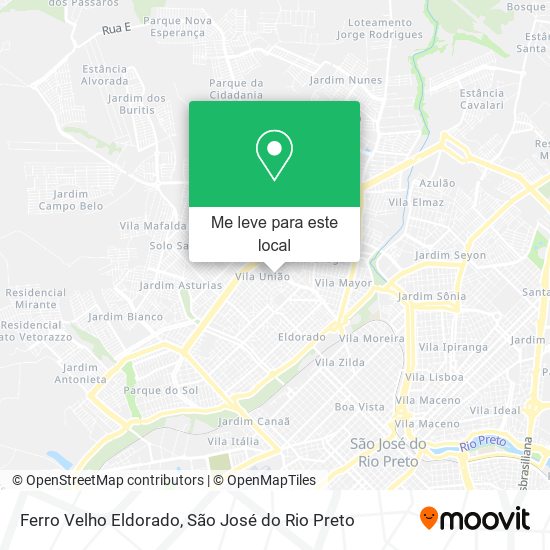 Ferro Velho Eldorado mapa