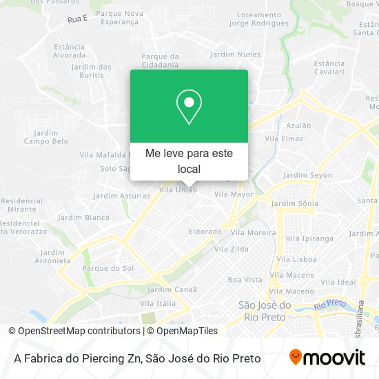 A Fabrica do Piercing Zn mapa