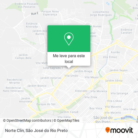 Norte Clin mapa
