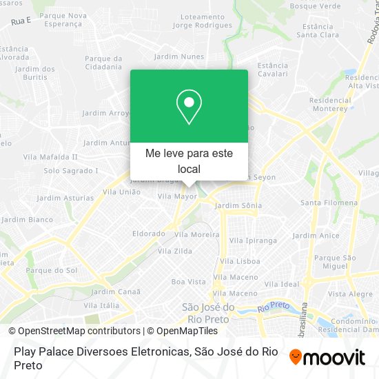 Play Palace Diversoes Eletronicas mapa