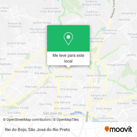 Rei do Bojo mapa