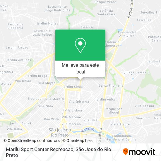 Marilu Sport Center Recreacao mapa