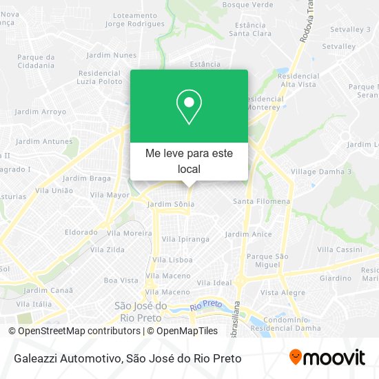 Galeazzi Automotivo mapa