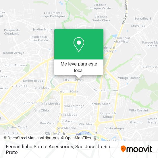 Fernandinho Som e Acessorios mapa