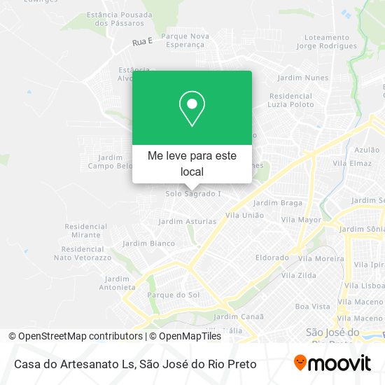 Casa do Artesanato Ls mapa