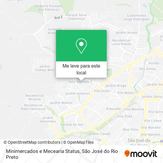 Minimercados e Mecearia Status mapa