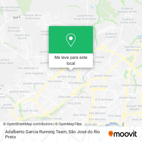 Adalberto Garcia Running Team mapa