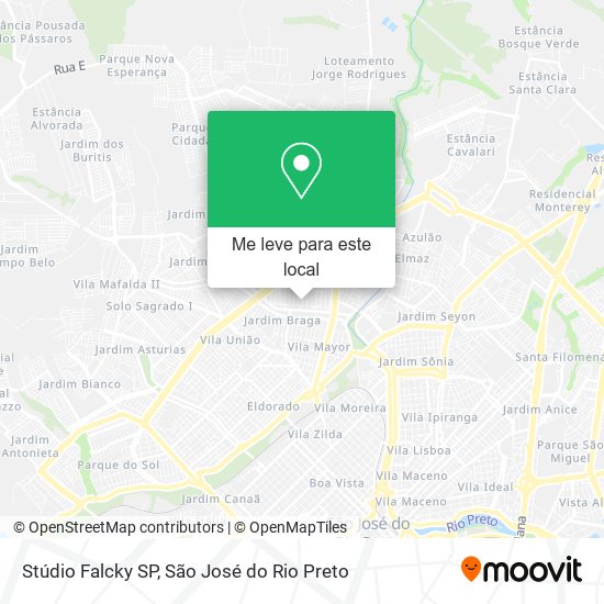 Stúdio Falcky SP mapa