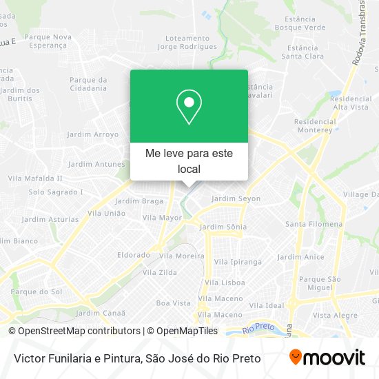 Victor Funilaria e Pintura mapa