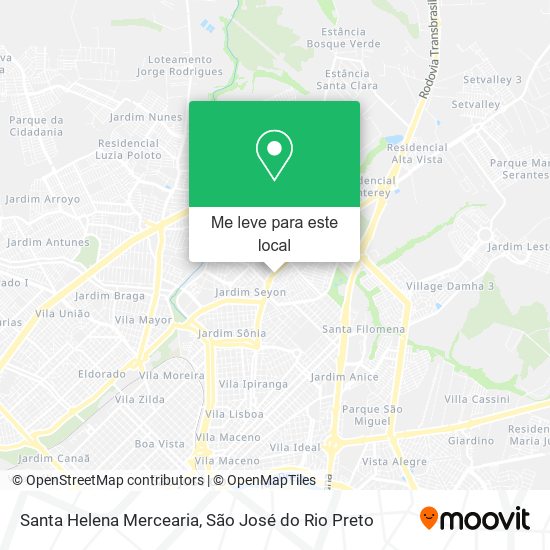 Santa Helena Mercearia mapa