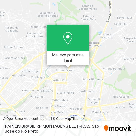 PAINEIS BRASIL RP MONTAGENS ELETRICAS mapa