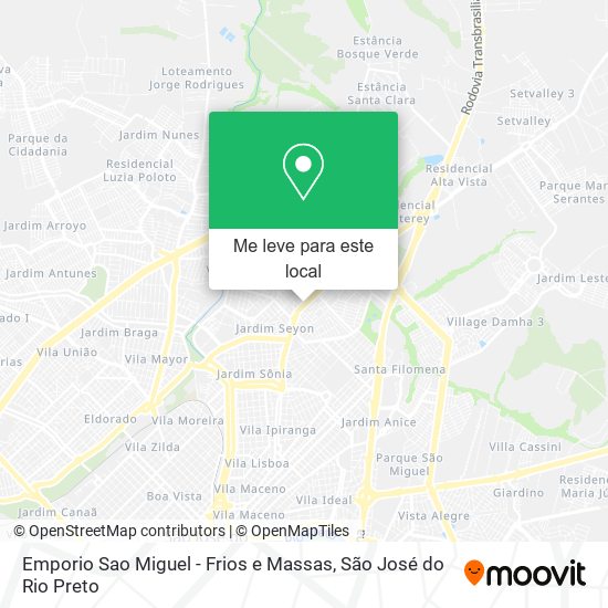 Emporio Sao Miguel - Frios e Massas mapa