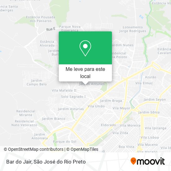 Bar do Jair mapa