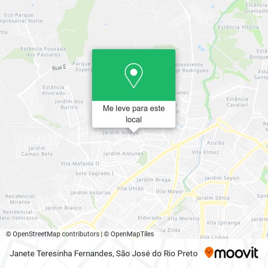 Janete Teresinha Fernandes mapa