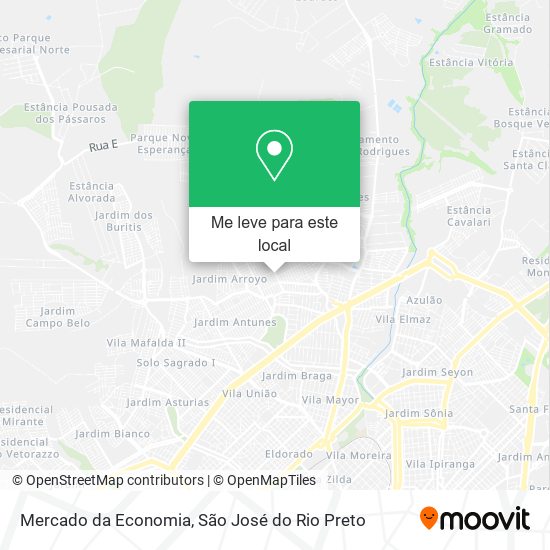 Mercado da Economia mapa