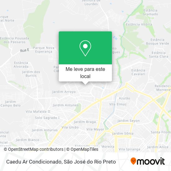 Caedu Ar Condicionado mapa