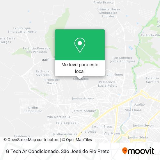 G Tech Ar Condicionado mapa