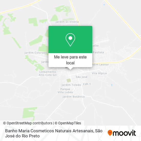Banho Maria Cosmeticos Naturais Artesanais mapa
