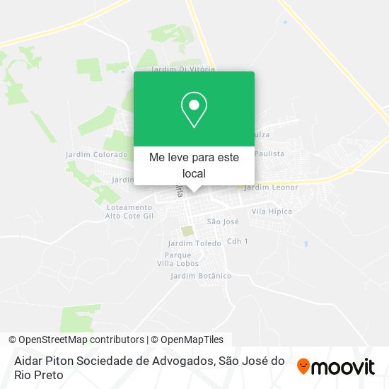 Aidar Piton Sociedade de Advogados mapa