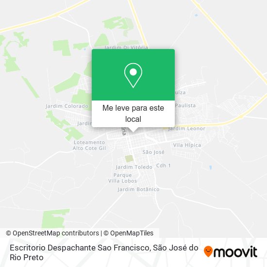 Escritorio Despachante Sao Francisco mapa