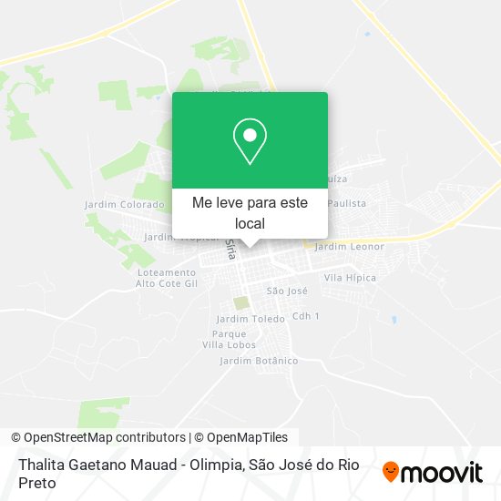 Thalita Gaetano Mauad - Olimpia mapa