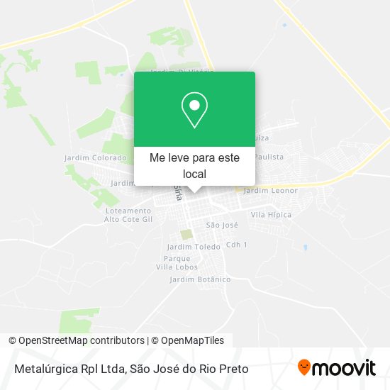 Metalúrgica Rpl Ltda mapa