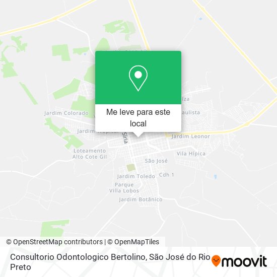 Consultorio Odontologico Bertolino mapa