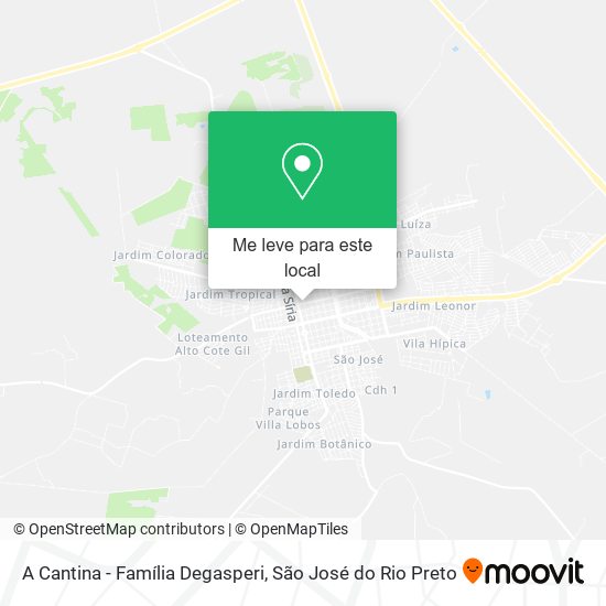 A Cantina - Família Degasperi mapa
