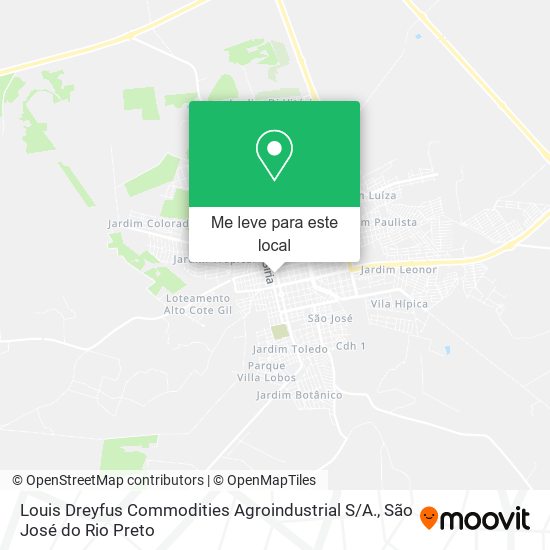 Louis Dreyfus Commodities Agroindustrial S / A. mapa