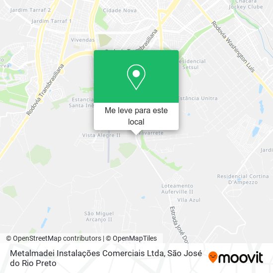 Metalmadei Instalações Comerciais Ltda mapa