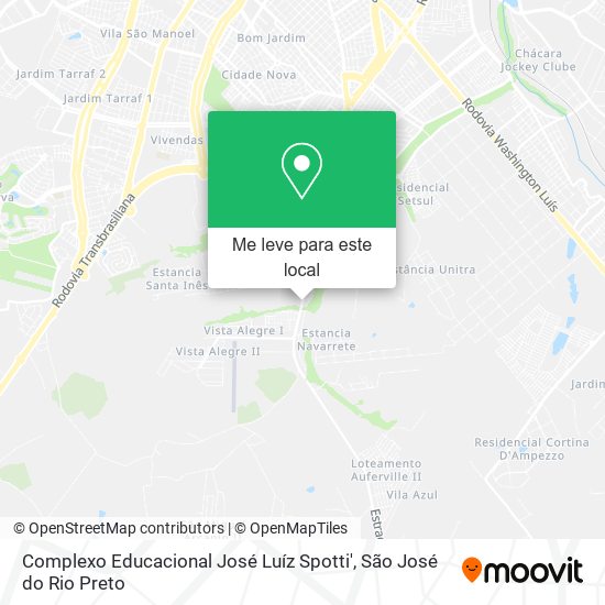 Complexo Educacional José Luíz Spotti' mapa