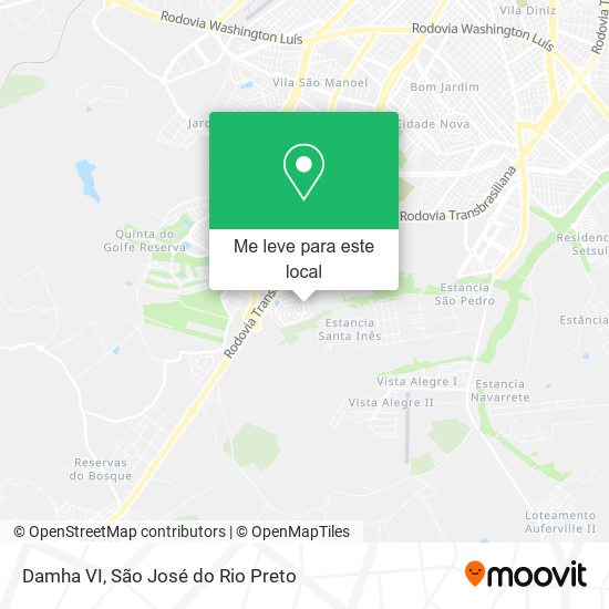 Damha VI mapa