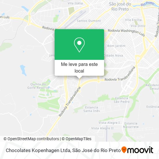 Chocolates Kopenhagen Ltda mapa