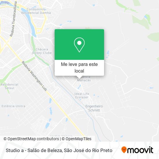 Studio a - Salão de Beleza mapa