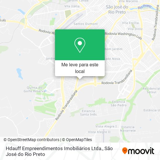 Hdauff Empreendimentos Imobiliários Ltda. mapa