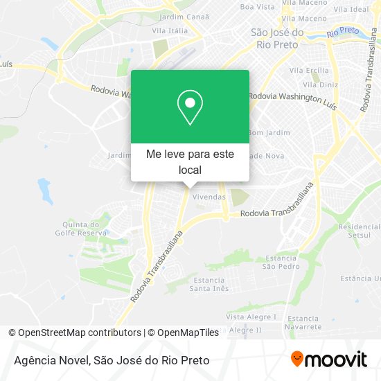 Agência Novel mapa