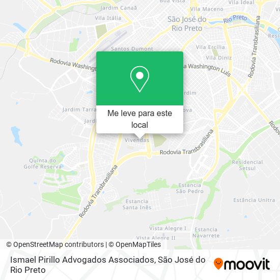 Ismael Pirillo Advogados Associados mapa