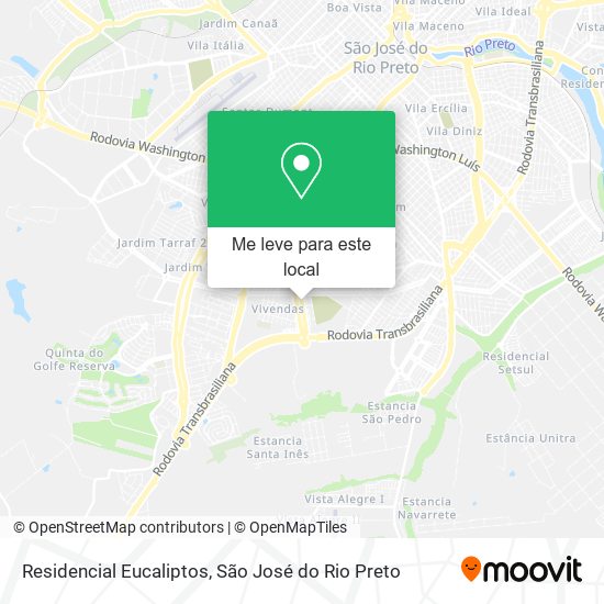 Residencial Eucaliptos mapa