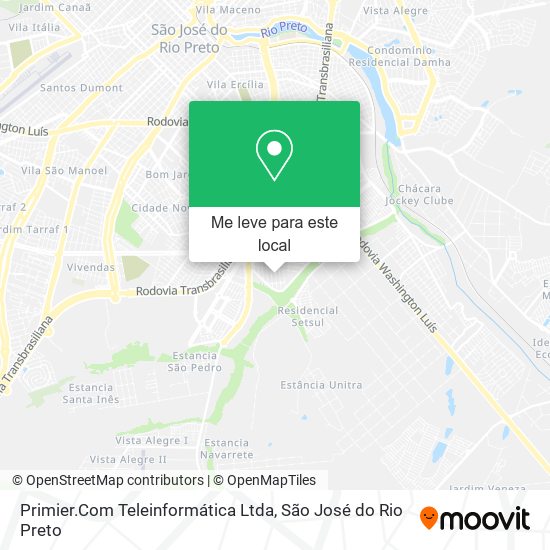 Primier.Com Teleinformática Ltda mapa