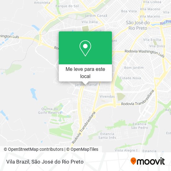 Vila Brazil mapa