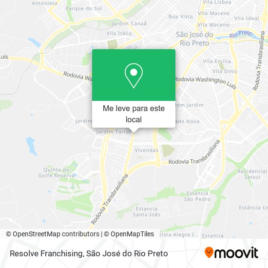 Resolve Franchising mapa